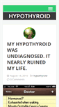 Mobile Screenshot of about-hypothyroid.com