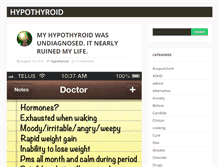 Tablet Screenshot of about-hypothyroid.com